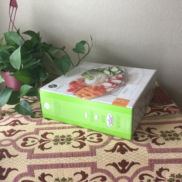 “Libbey Glass” for Chip & Dip serving set - Picture 2 of 9